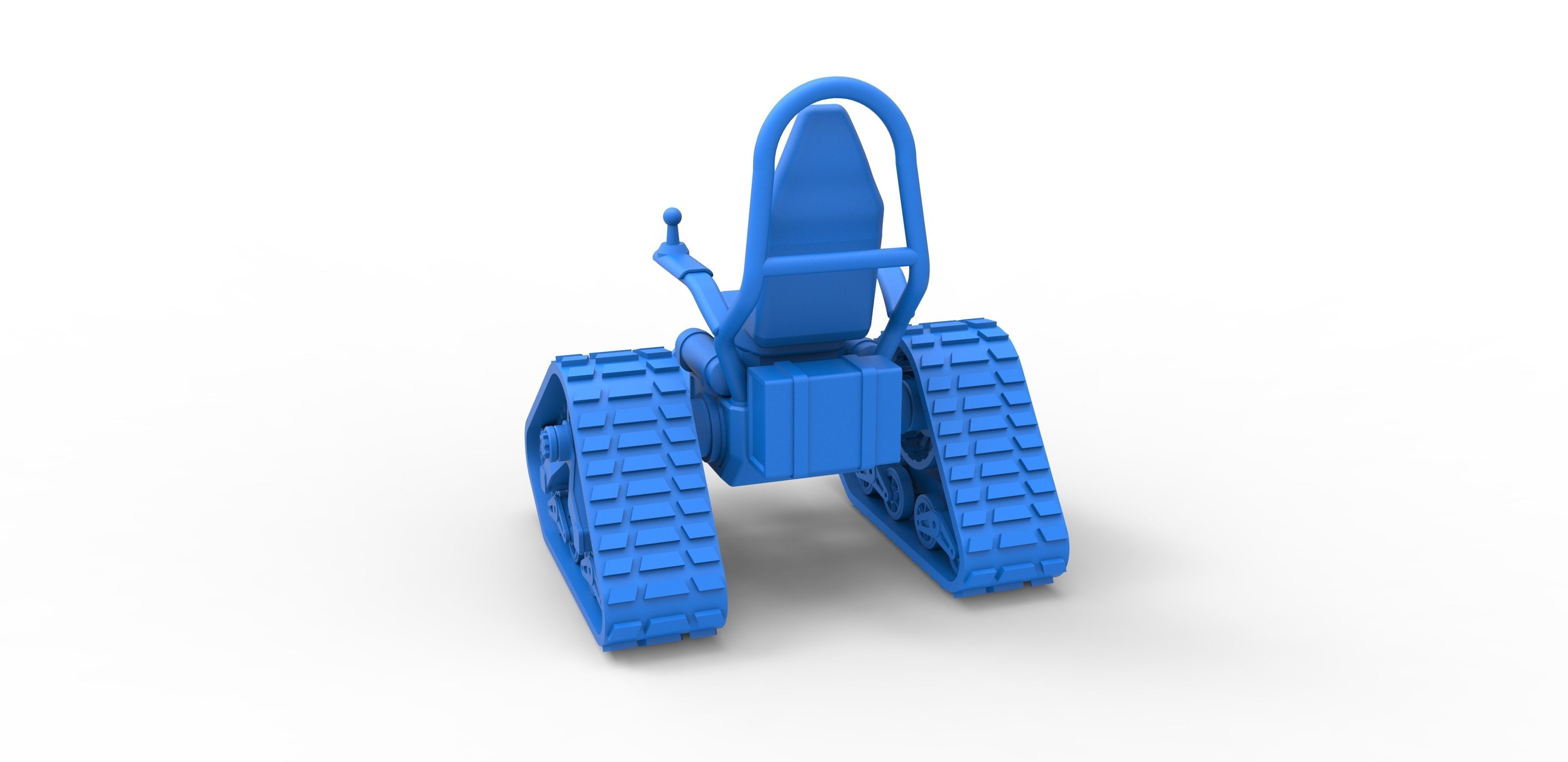 Tankchair Scale 1 to 25 3D print model_23