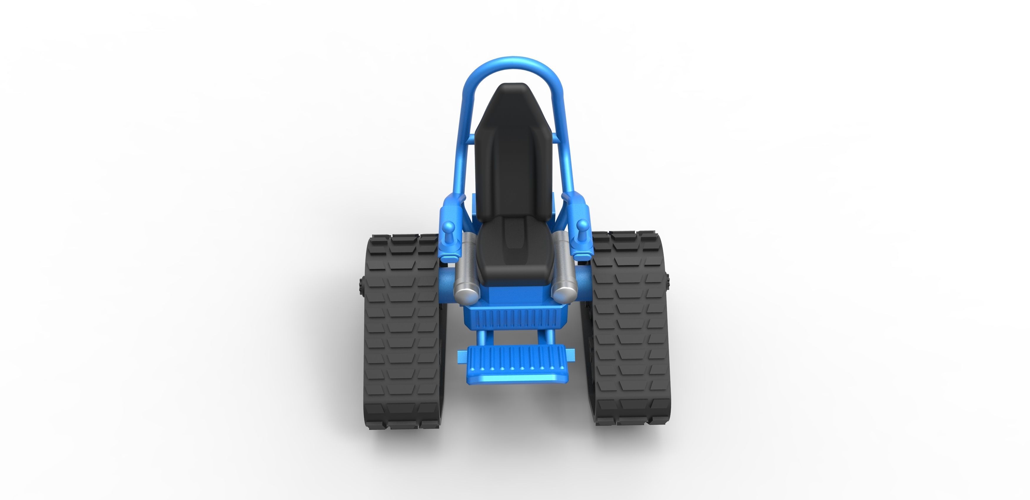 Tankchair Scale 1 to 25 3D print model_5