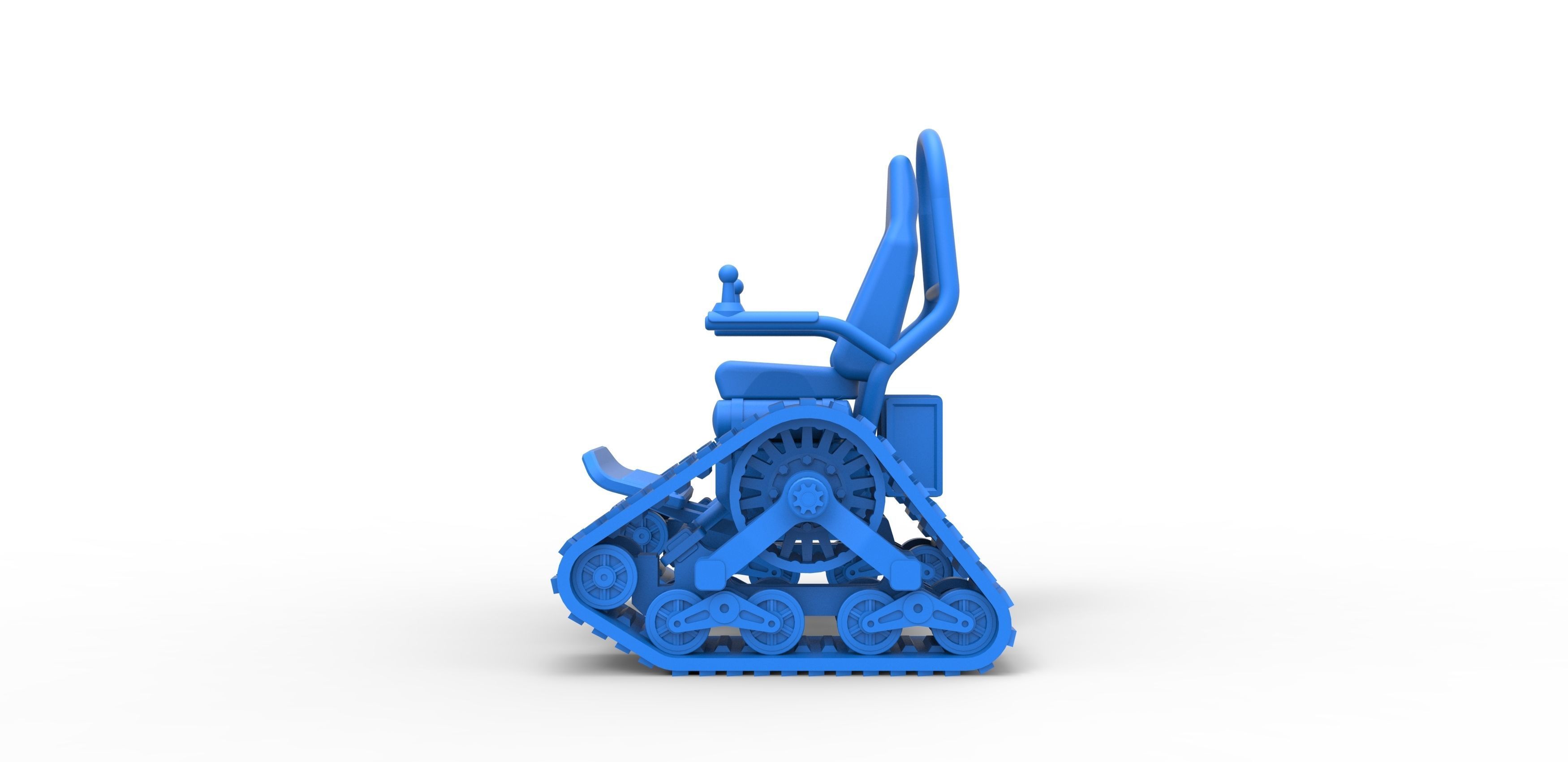 Tankchair Scale 1 to 25 3D print model_19