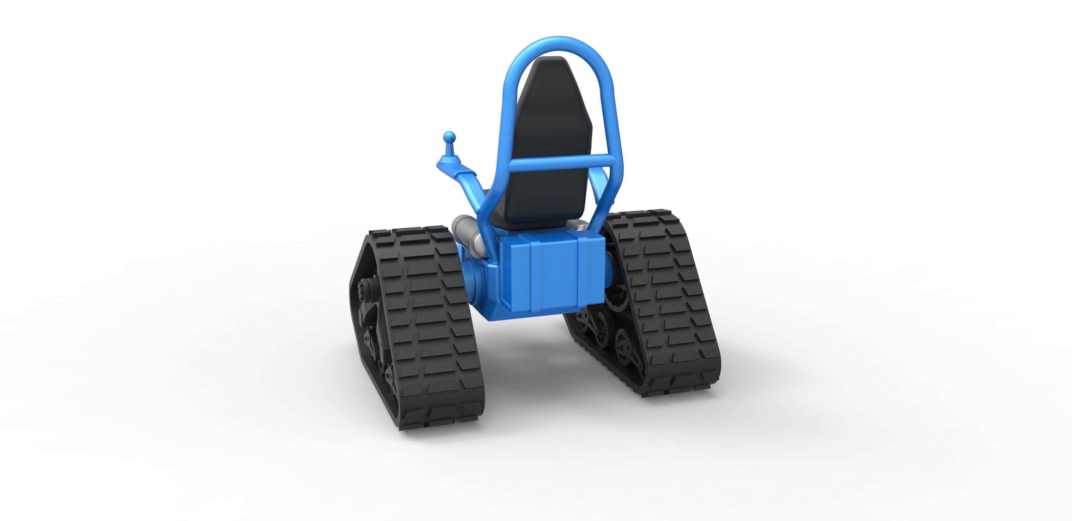 Tankchair Scale 1 to 25 3D print model_11