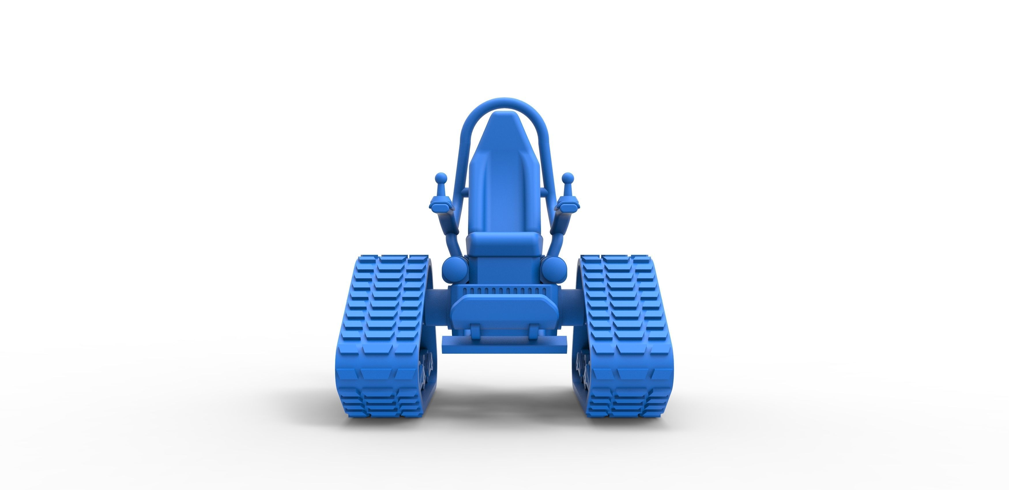 Tankchair Scale 1 to 25 3D print model_18