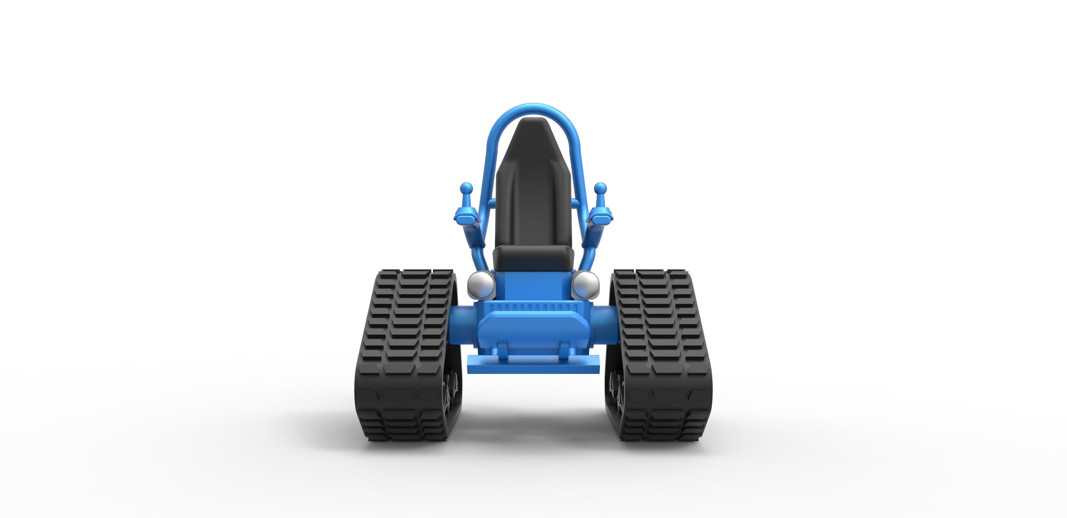 Tankchair Scale 1 to 25 3D print model_6