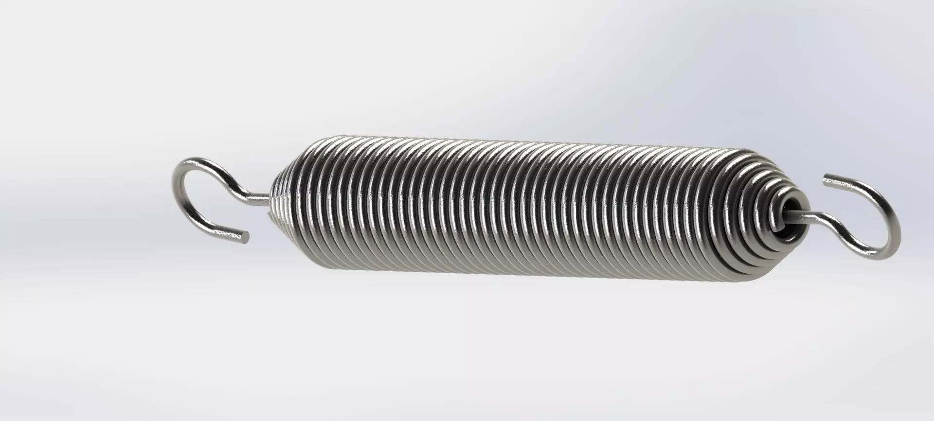 Spring with Swivel Hook 3D model_0