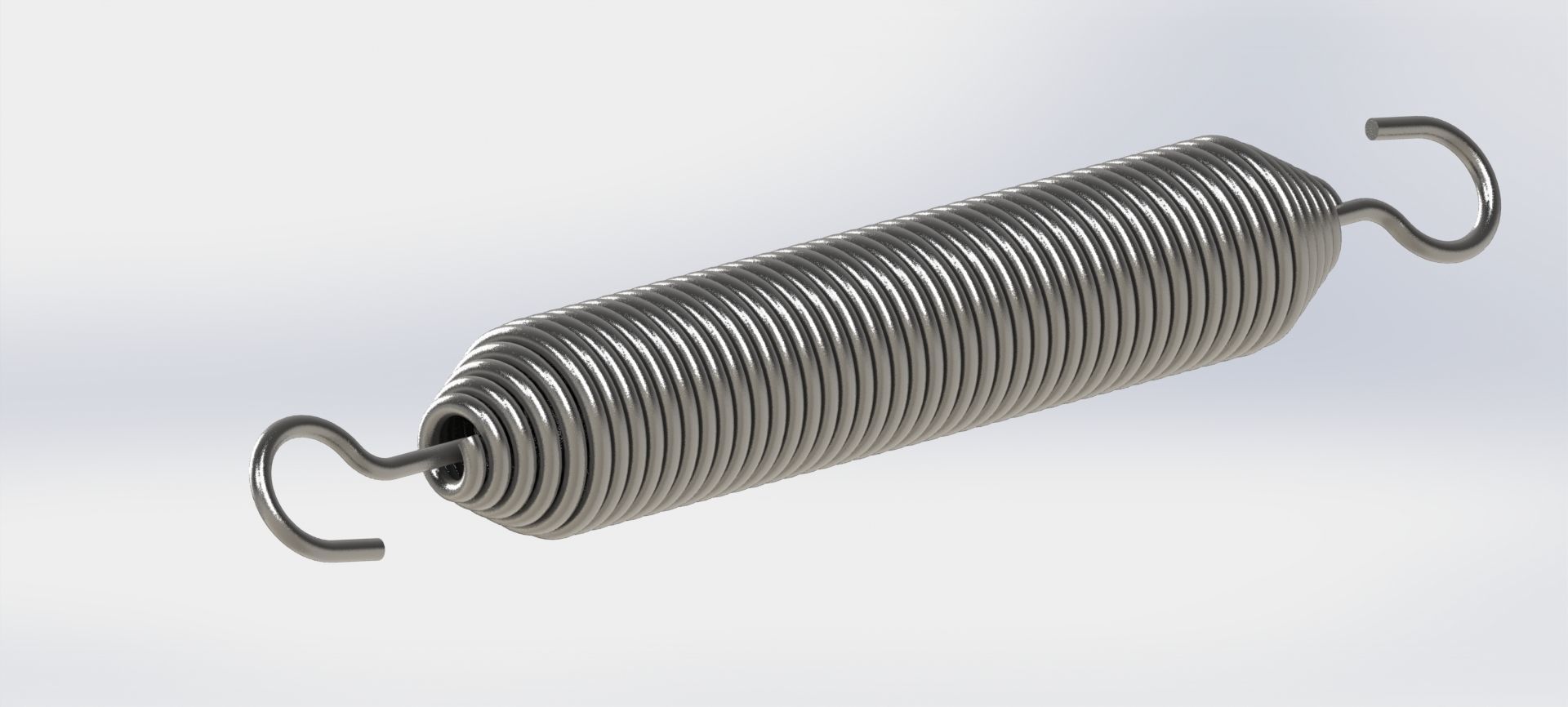 Spring with Swivel Hook 3D model_2