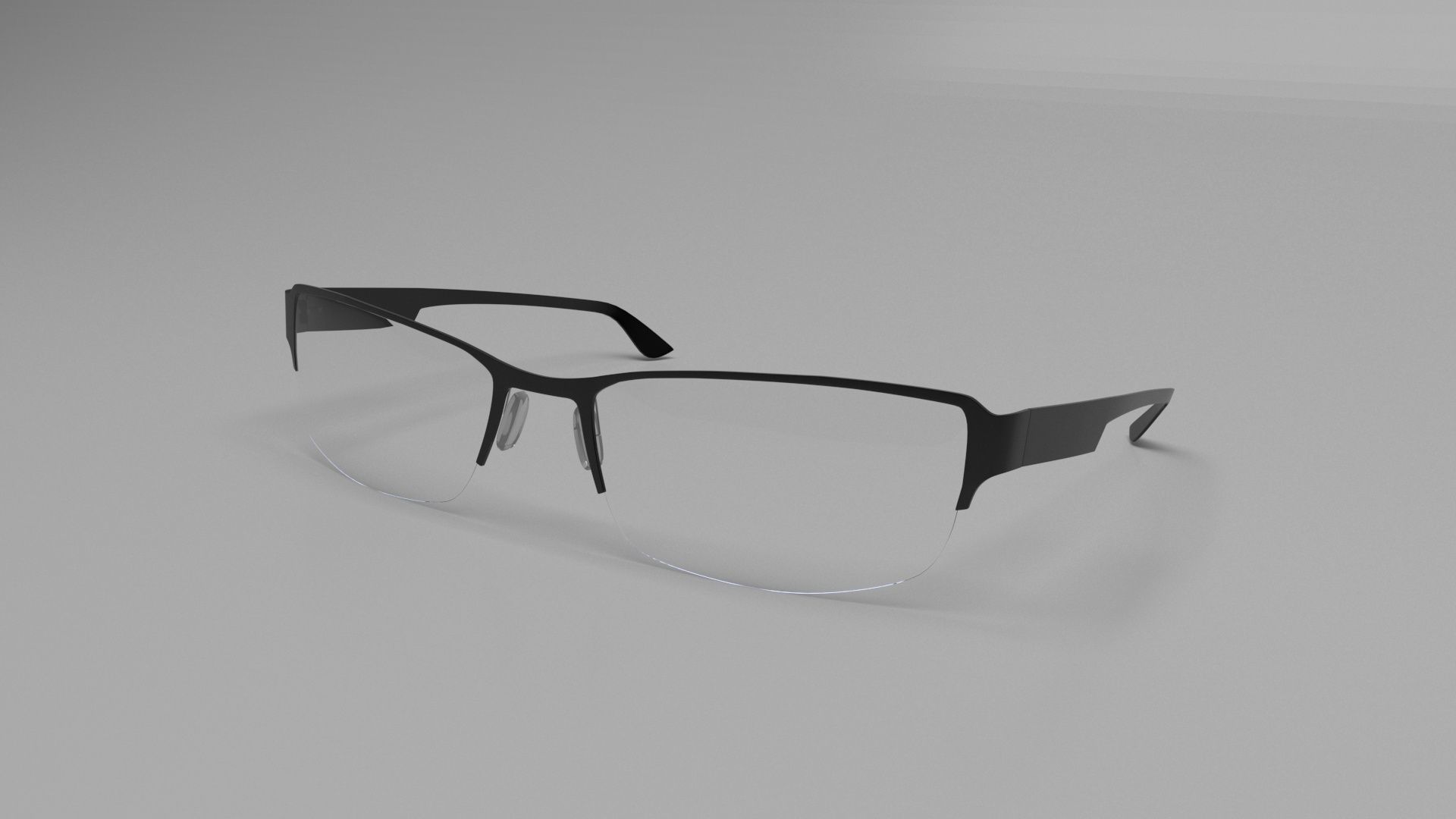Glasses eyeglasses 3D model_1