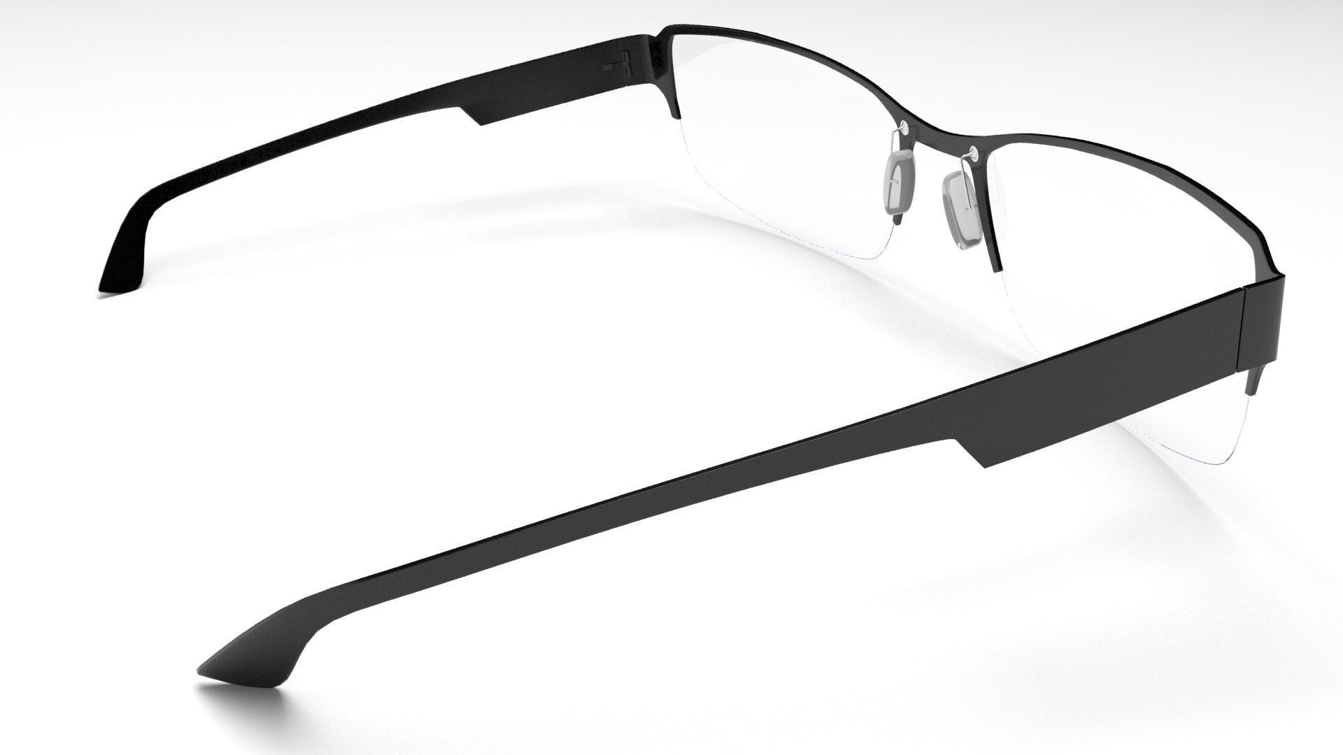Glasses eyeglasses 3D model_4
