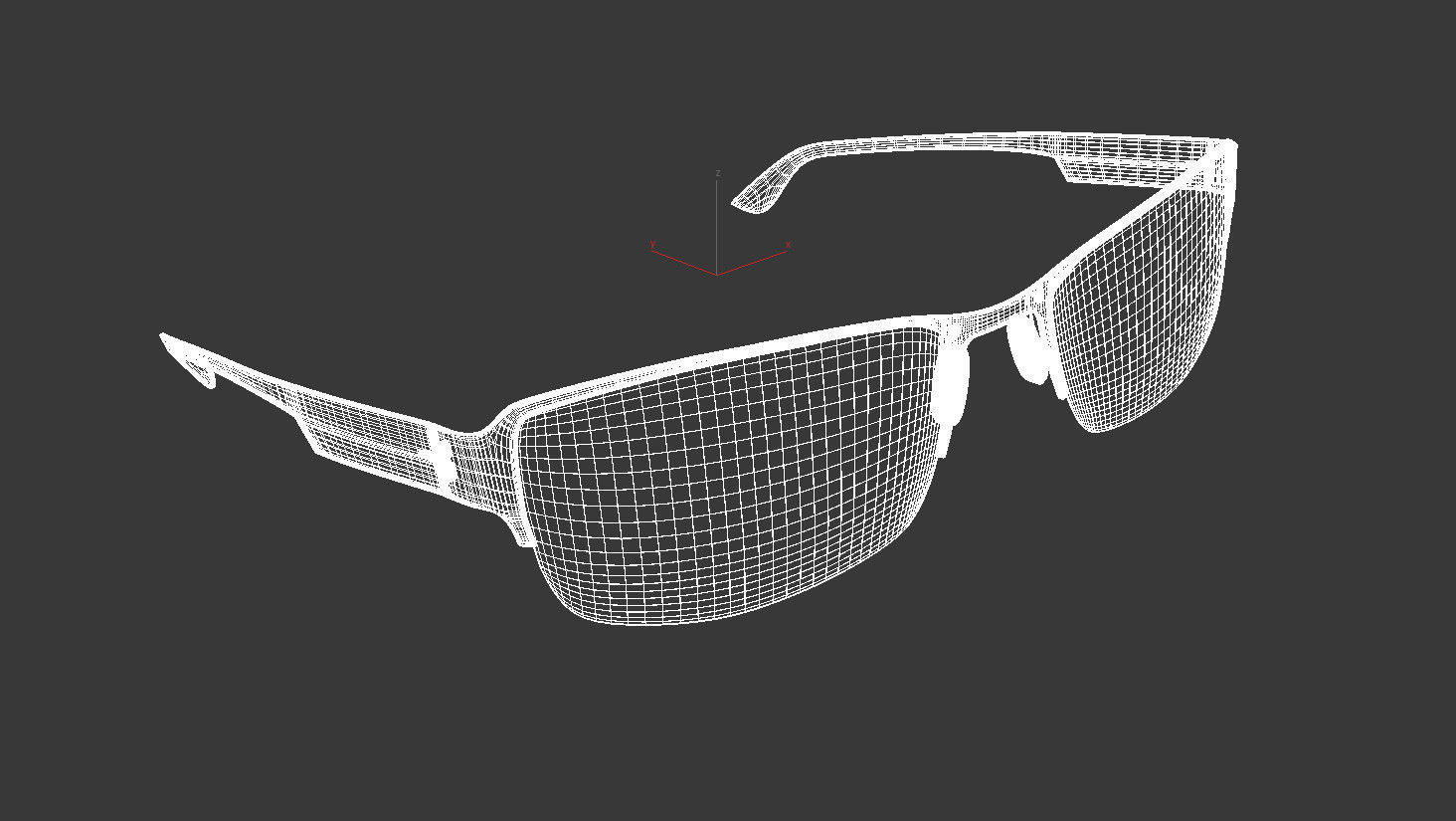 Glasses eyeglasses 3D model_7