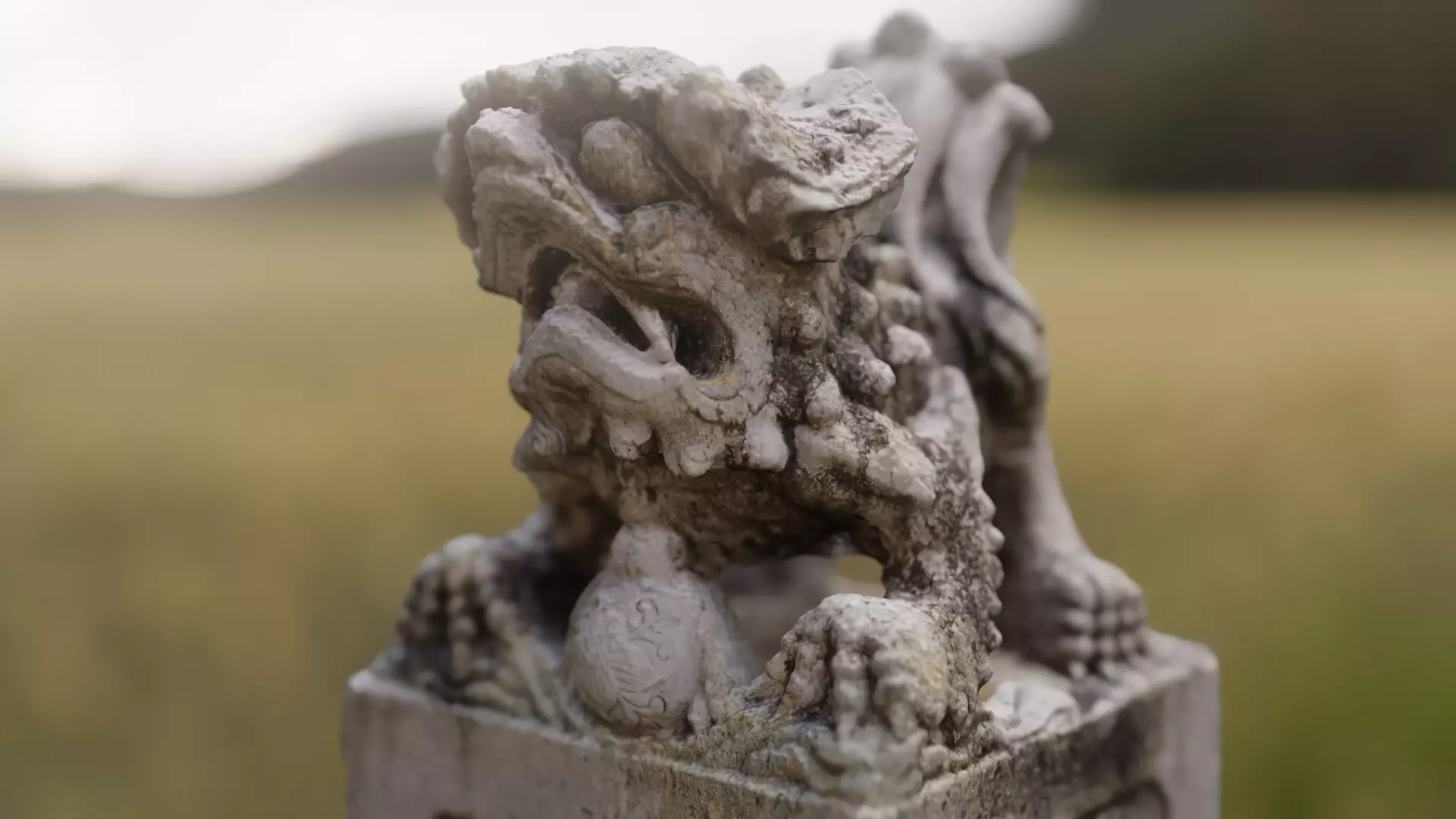 Stone Deamon statue Photoscan 3D model_0