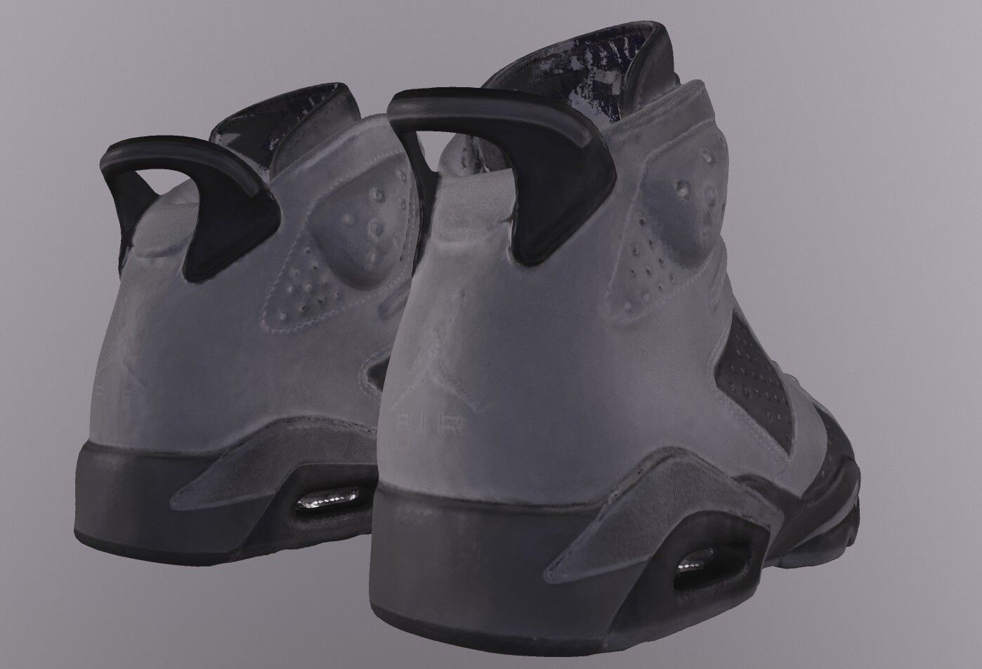 NIKE AIR JORDAN 6 SHOES PBR Low-poly 3D model_3