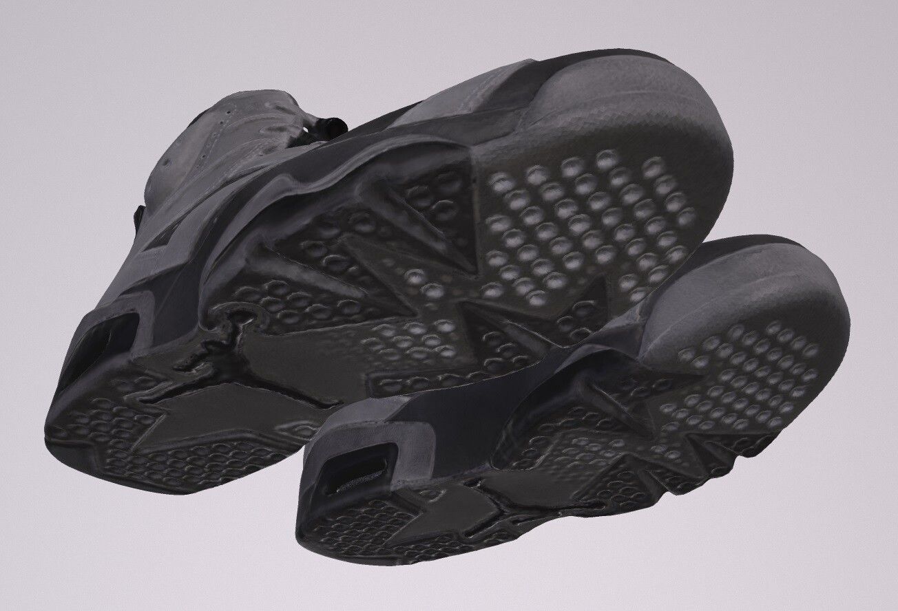 NIKE AIR JORDAN 6 SHOES PBR Low-poly 3D model_6