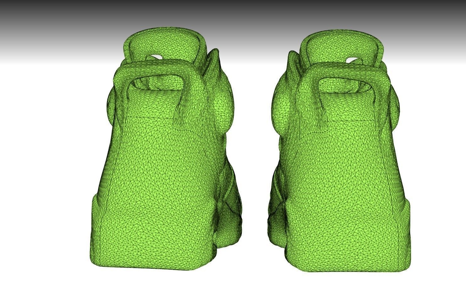 NIKE AIR JORDAN 6 SHOES PBR Low-poly 3D model_8