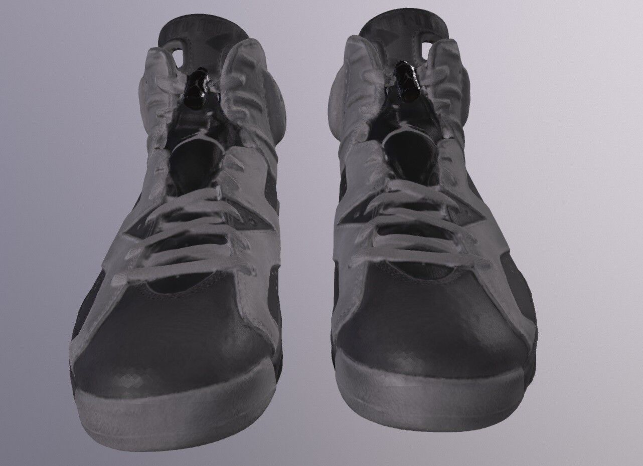 NIKE AIR JORDAN 6 SHOES PBR Low-poly 3D model_4