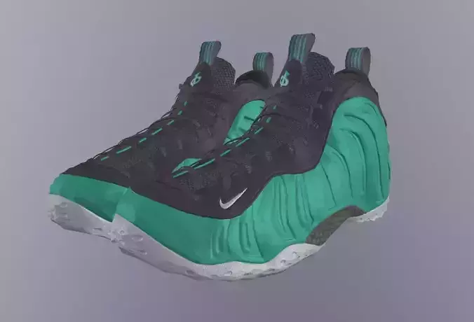 NIKE AIR FOAMPOSITE SHOES PBR Low-poly 3D model