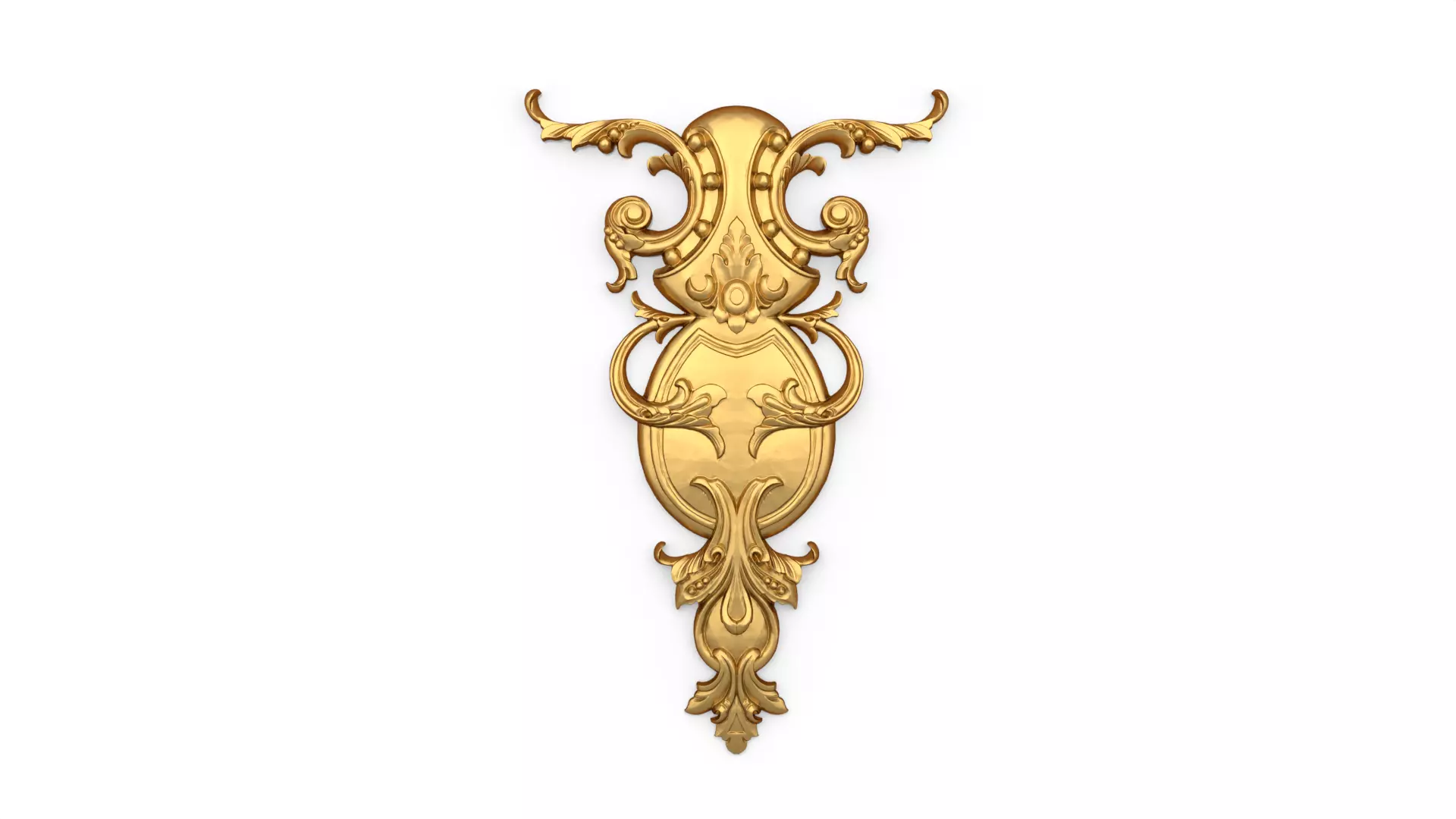 Classic decor ornament 157 3D model_0