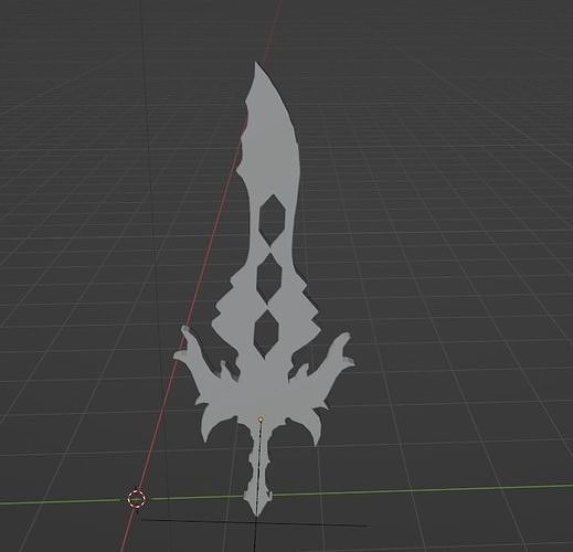 3d Sword Terraria untextured TerraBlade 3D print model