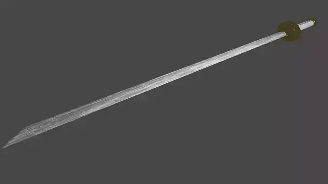 Katana 3D model samurai sword