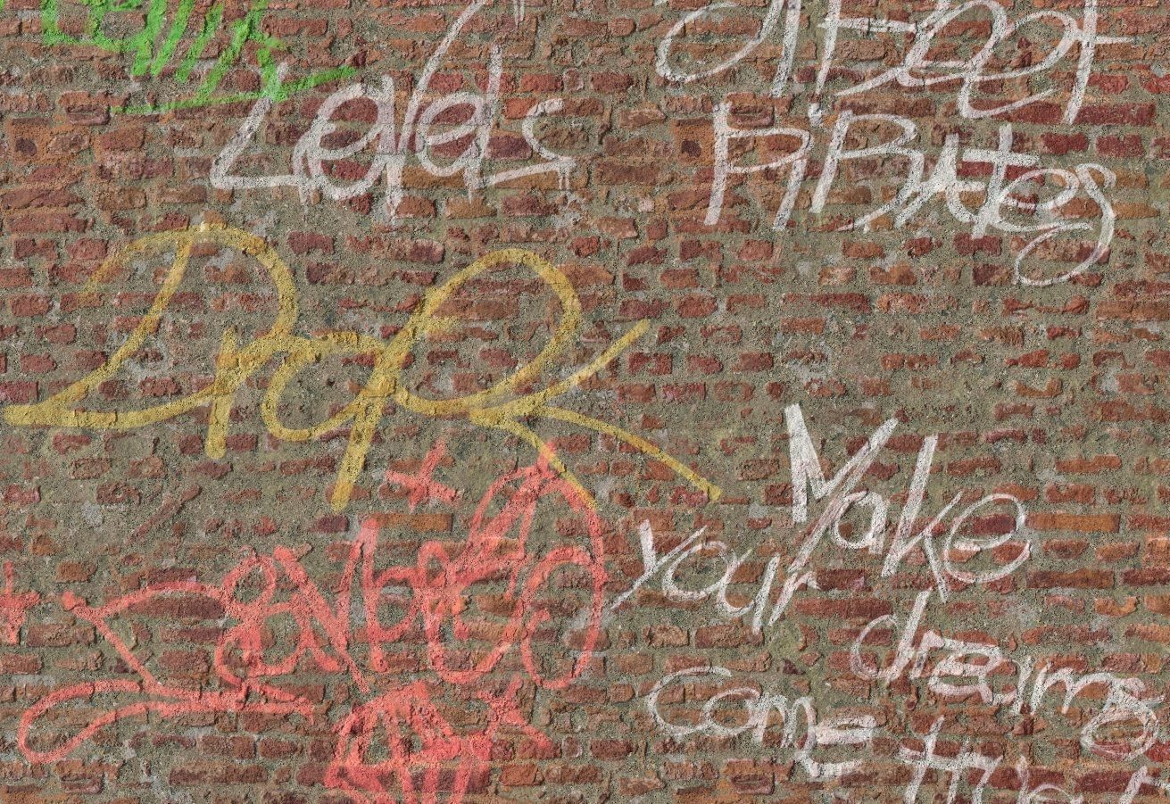 Graffiti Wall PBR Texture Texture_2