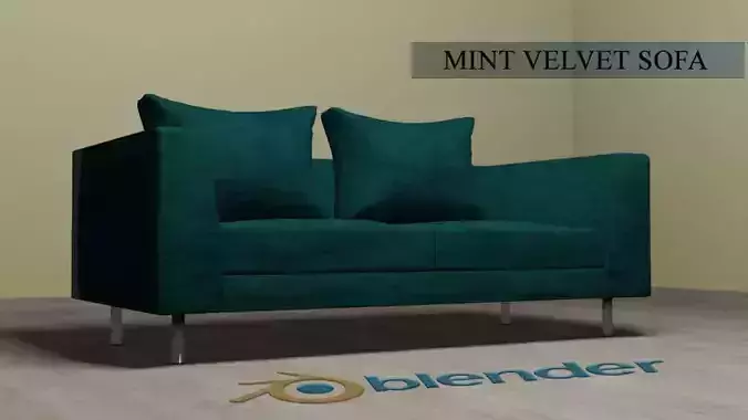 MINT VELVET SOFA 