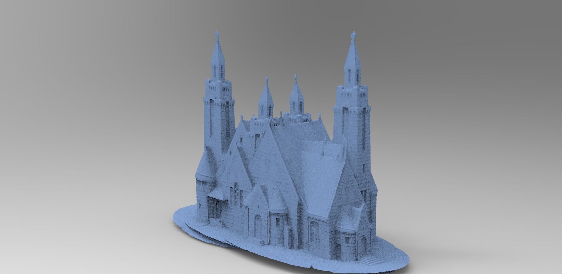 Ukraine style church 5 3D model_1