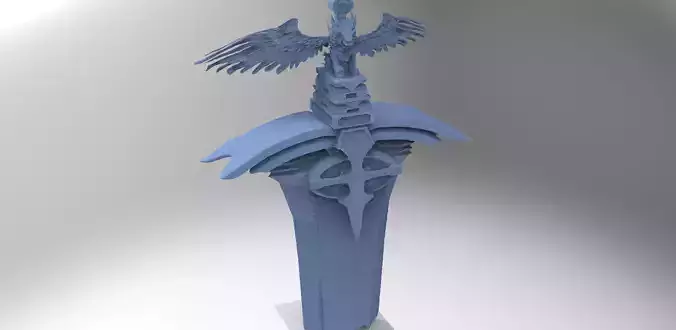 League of legends Inspired Sword Statue 3D