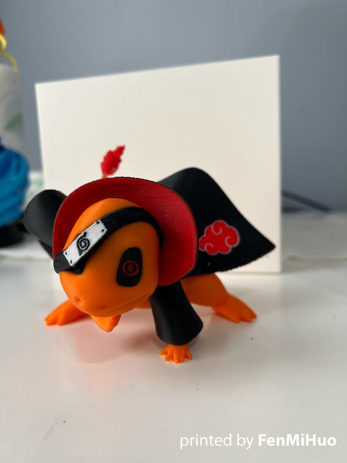 Charmander - 3D print - Akatsuki Collection 3D print model_1