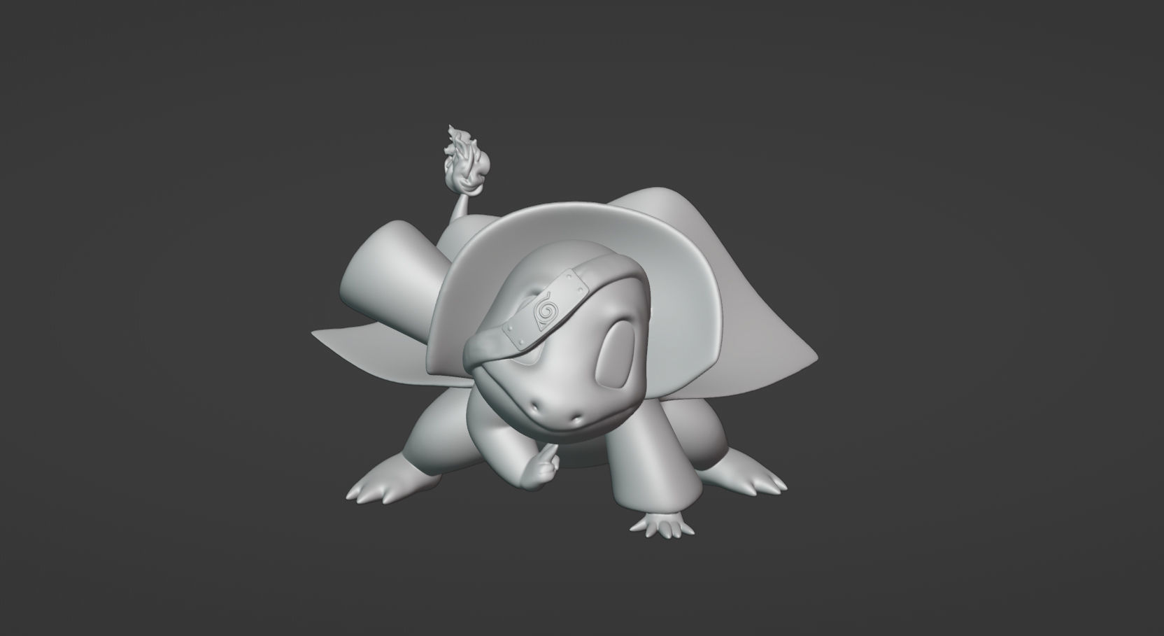 Charmander - 3D print - Akatsuki Collection 3D print model_4