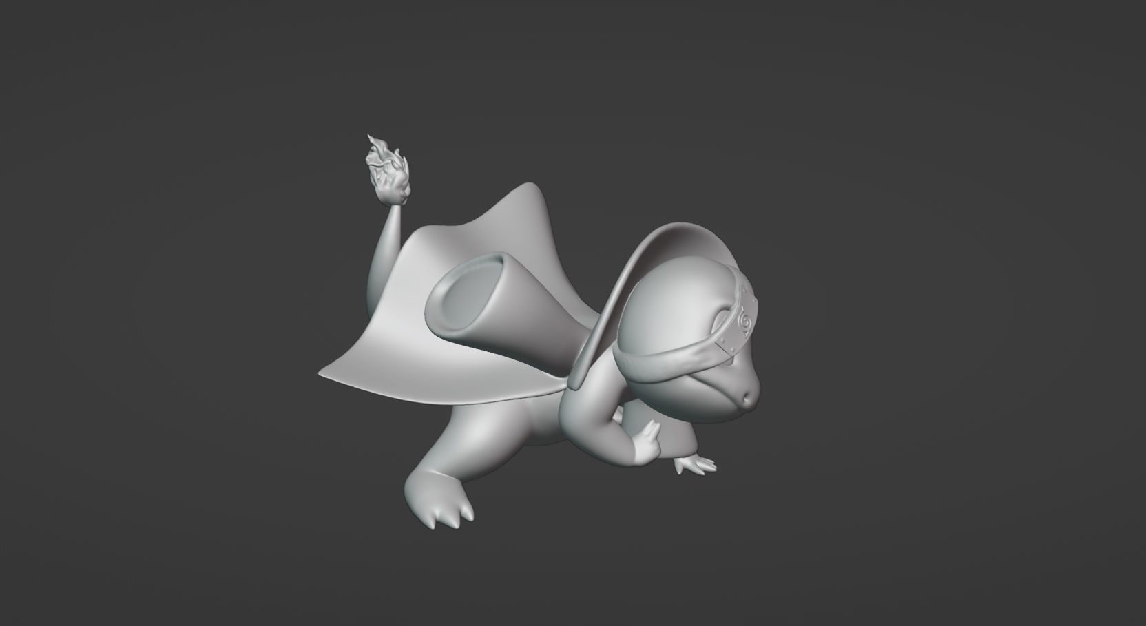 Charmander - 3D print - Akatsuki Collection 3D print model_5