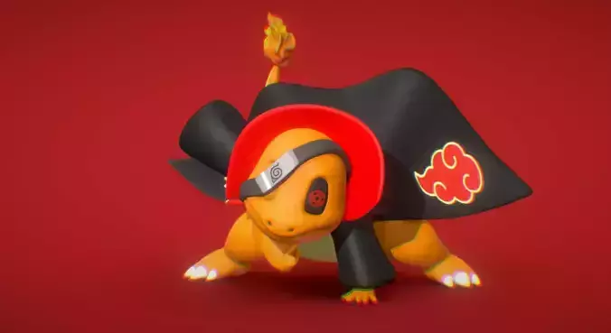 Charmander - 3D print - Akatsuki Collection