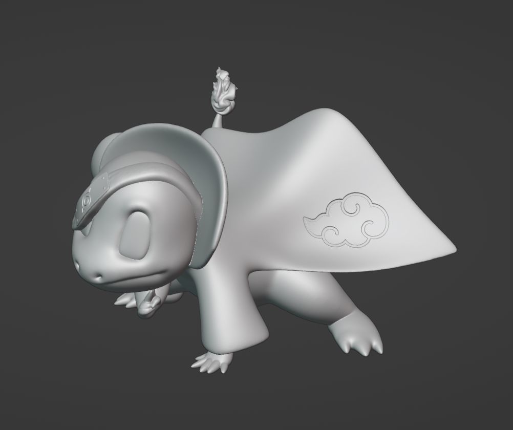 Charmander - 3D print - Akatsuki Collection 3D print model_8