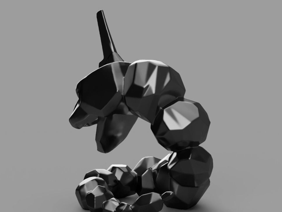 Pokemon Onix 3D Model  3D print model_9