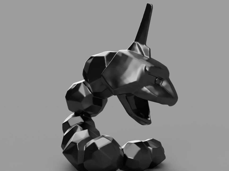 Pokemon Onix 3D Model  3D print model_6