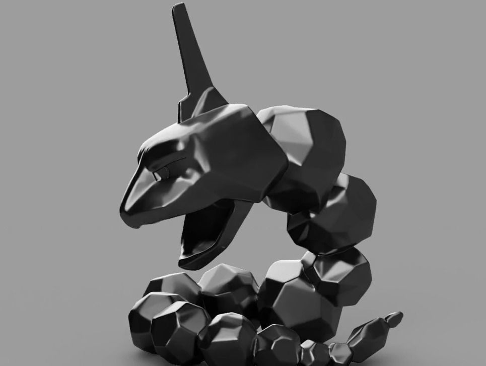 Pokemon Onix 3D Model  3D print model_4