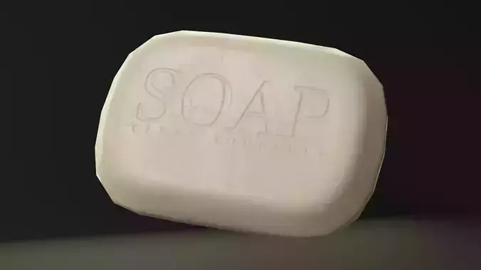 Soap Bar Low-poly 3D model
