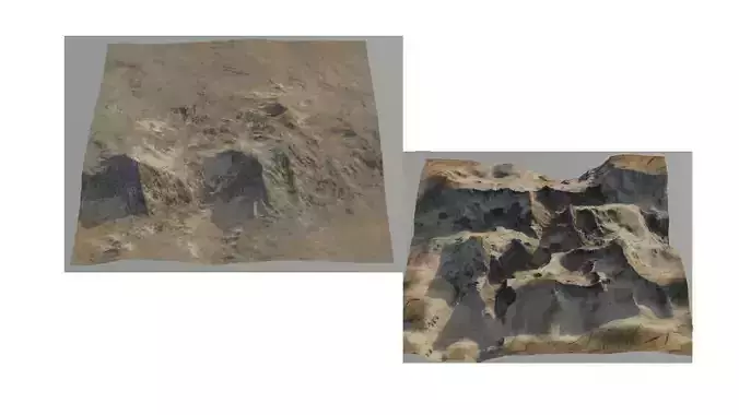 Planet Surface 3D models 3D Model Collection
