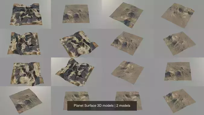Planet Surface 3D models