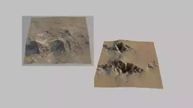 Planet Surface 3D models 3D Model Collection