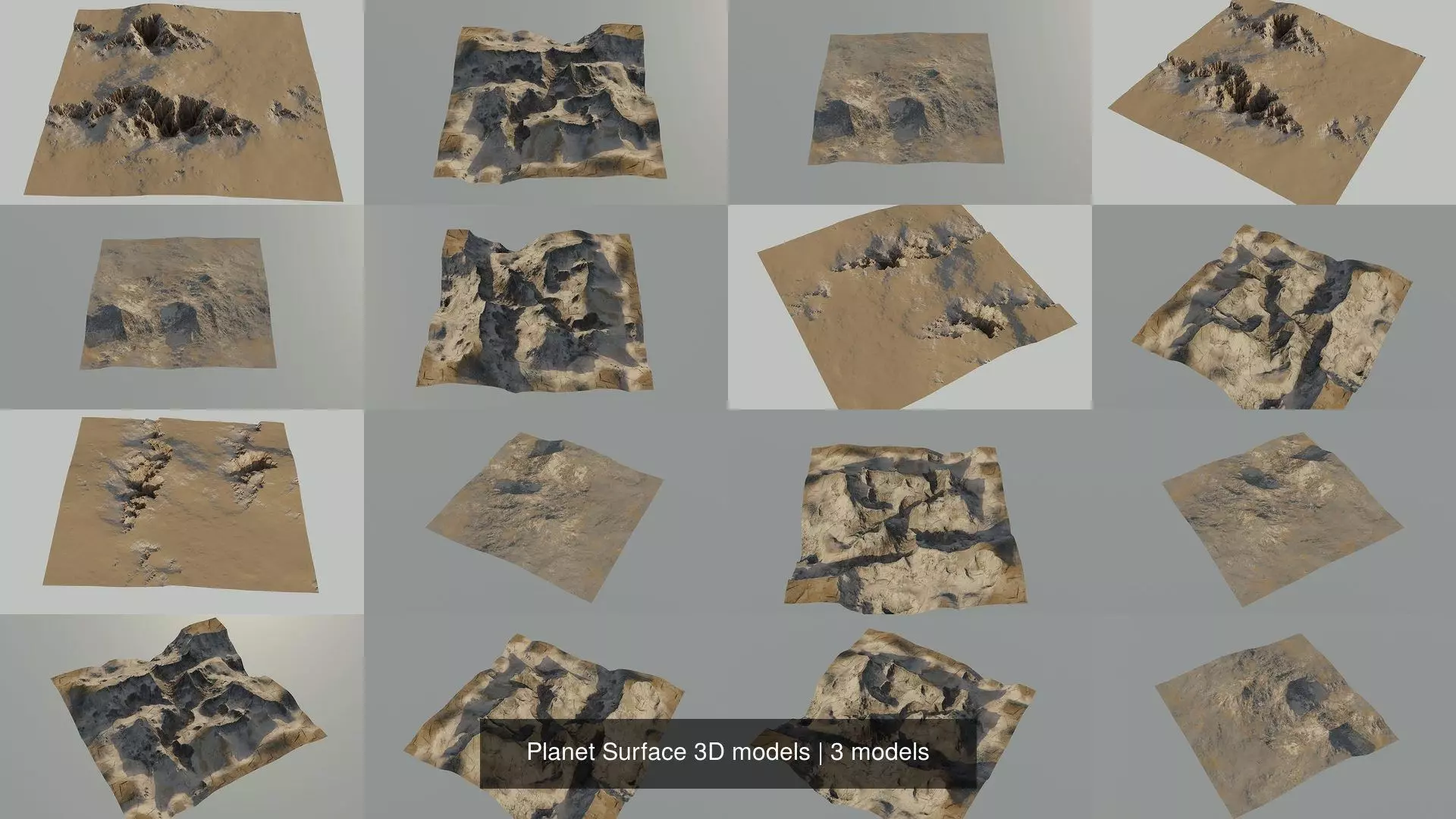 Planet Surface 3D models 3D Model Collection_1