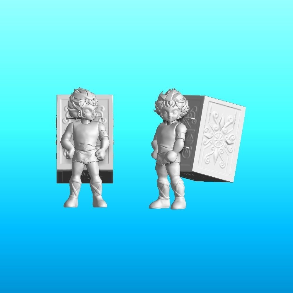 Saint Seya Kiki Child  3D print model_2