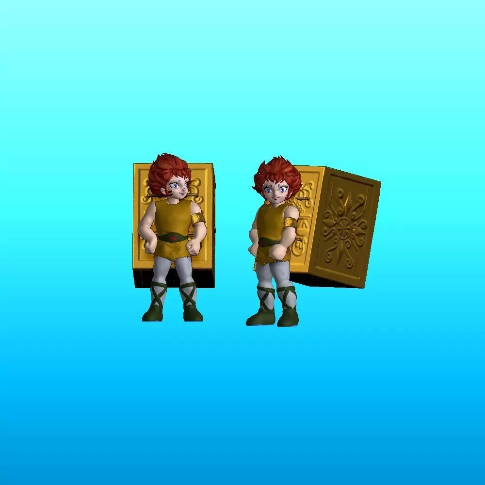 Saint Seya Kiki Child  3D print model_0