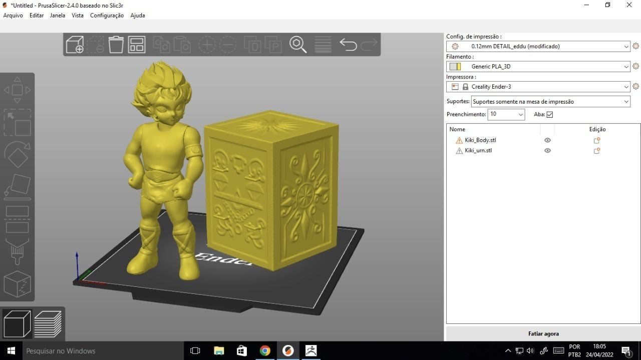 Saint Seya Kiki Child  3D print model_1