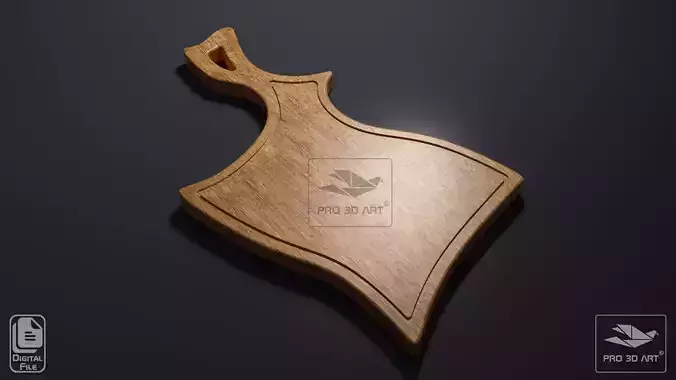 Hatchet Cutting Board 2 - CNC files for Wood
