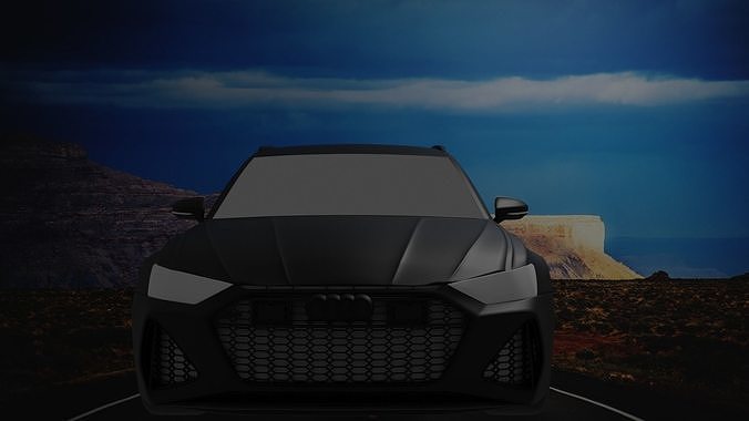 2020 Audi R6 3D model