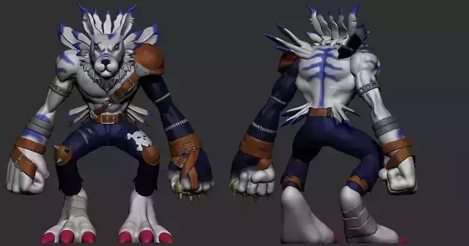 Weregarurumon Digimon