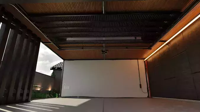 Modern Garage 3D model