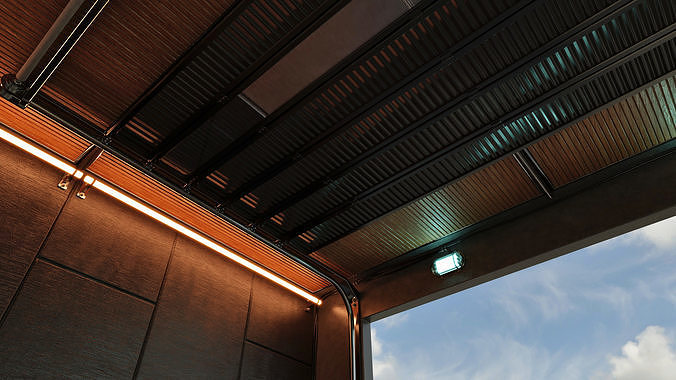Modern Garage 3D model 7