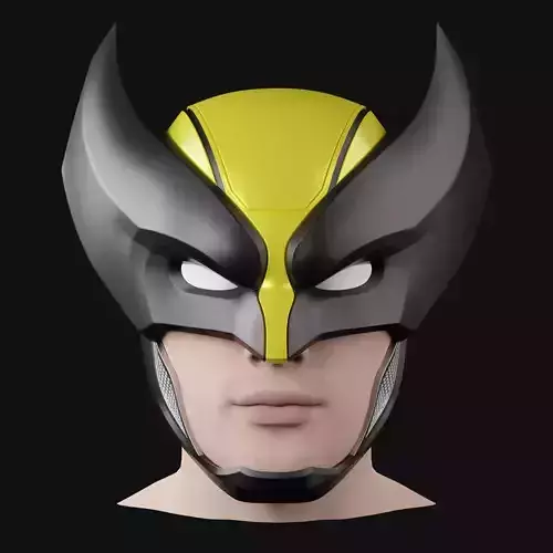 Wolverine Armored Inspired Helmet 3D print model