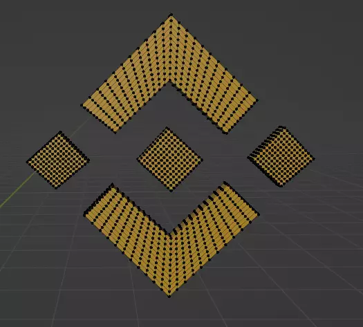 BNB Logo Animation Low-poly 3D model_0