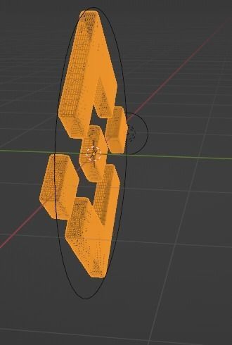 BNB Logo Animation Low-poly 3D model_6