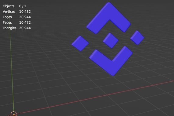 BNB Logo Animation Low-poly 3D model_4