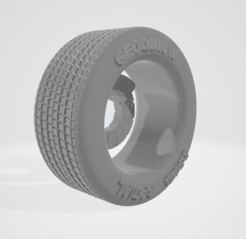 TSW Sebring Wheels with Tires and Brakes for 3D Print 3D print model_29